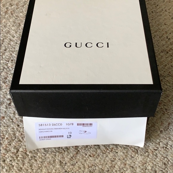 Gucci Men’s leather Horsebit loafer with Web - Picture 5 of 5